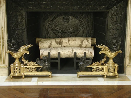 Pair of andirons