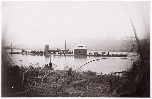 U.S. Monitor "Mahopac" on the Appomattox River