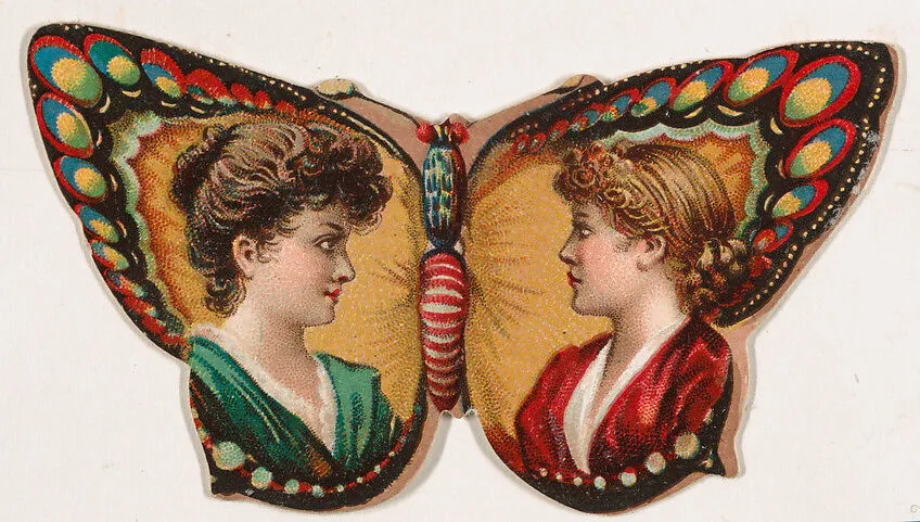 Butterfly, from the Novelties series (N228, Type 3) issued by Kinney Bros. — Kinney Brothers Tobacco Company