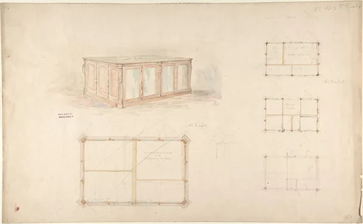 Design for desk and/or portfolio cabinet