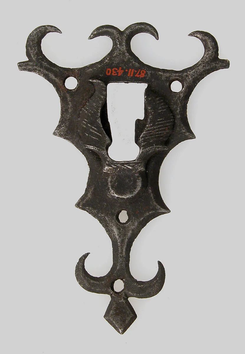 Escutcheon plate — Unknown