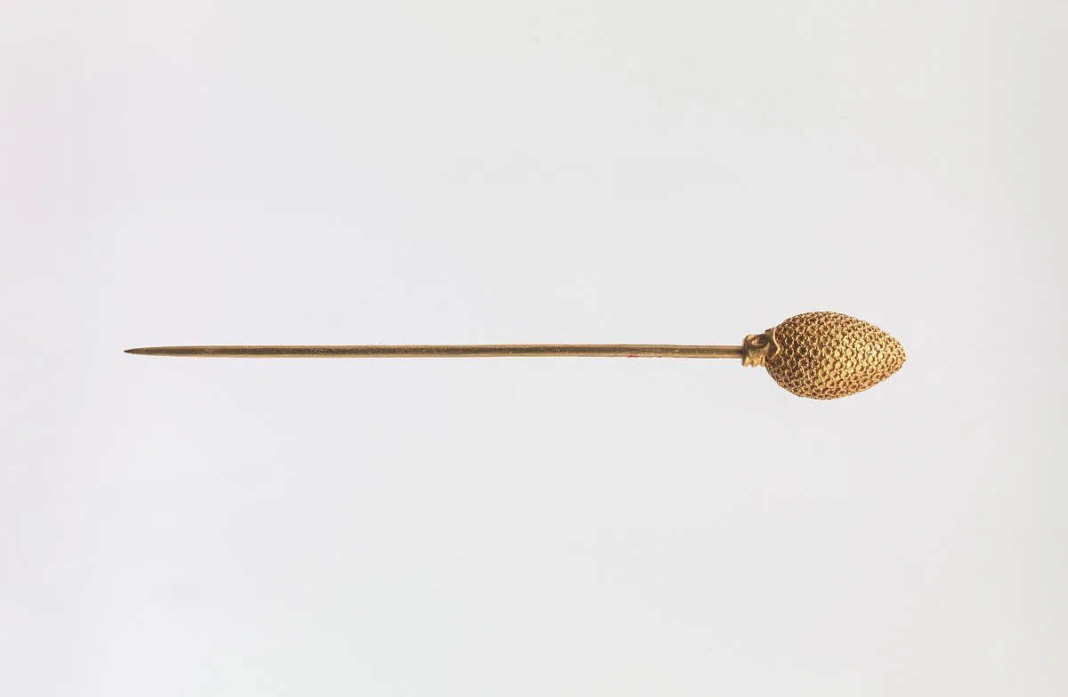 Archeological-revival cravat pin — Castellani