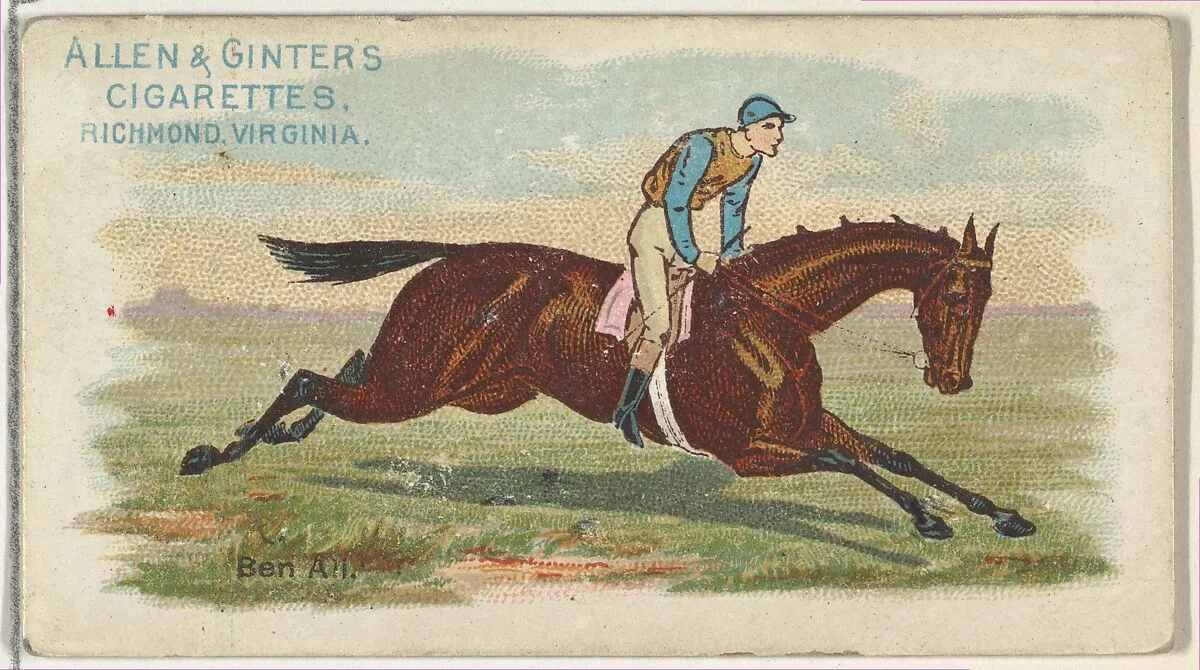 From The World's Racers series (N32) for Allen & Ginter Cigarettes — Allen & Ginter|Lindner, Eddy & Claus