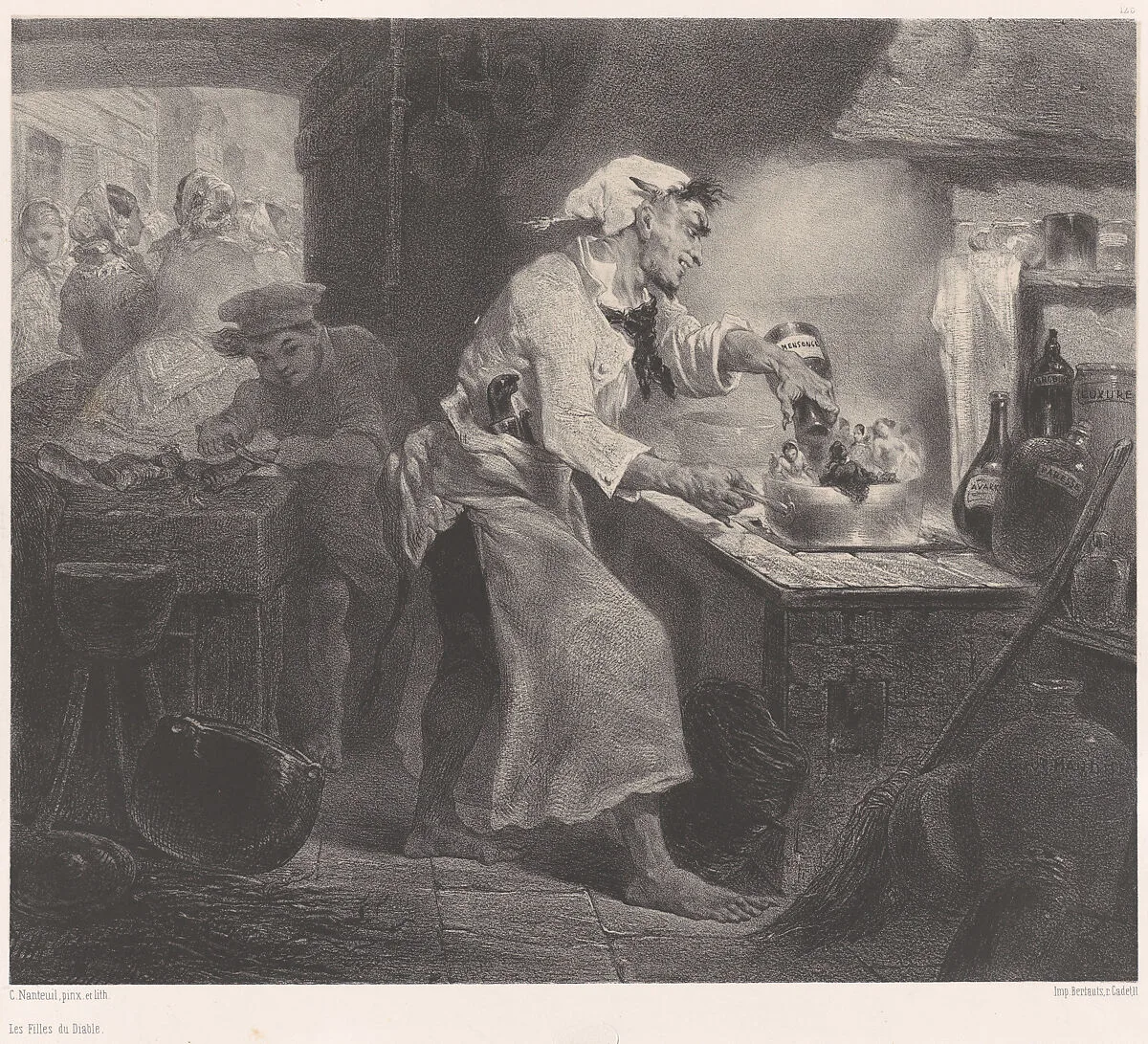The Daughters of the Devil — Célestin Nanteuil|Bertauts, P. Cadet, Paris