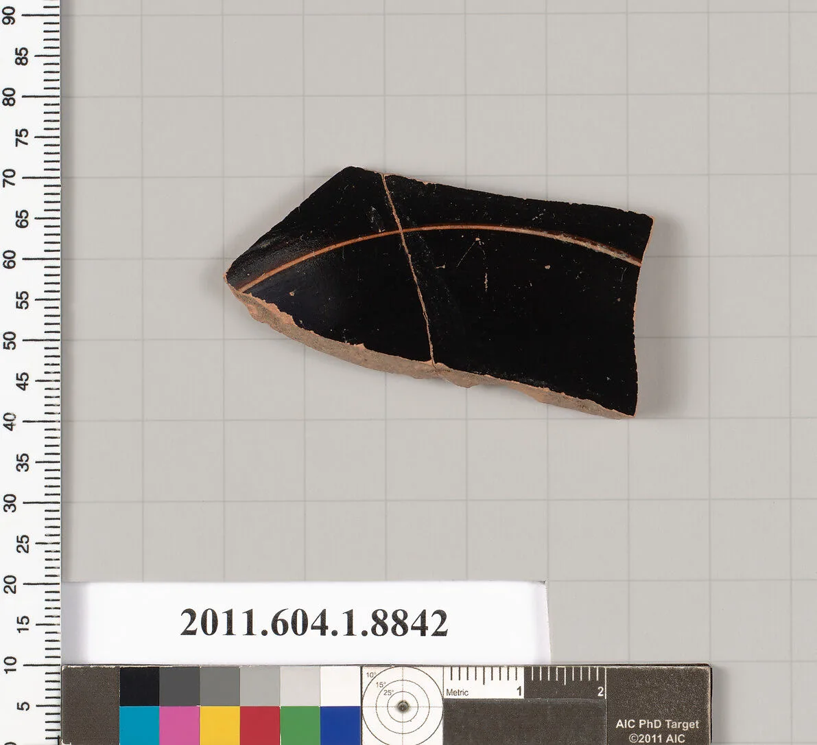 Terracotta fragment of a kylix (drinking cup) — Unknown