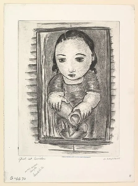 Girl at Window — George Constant