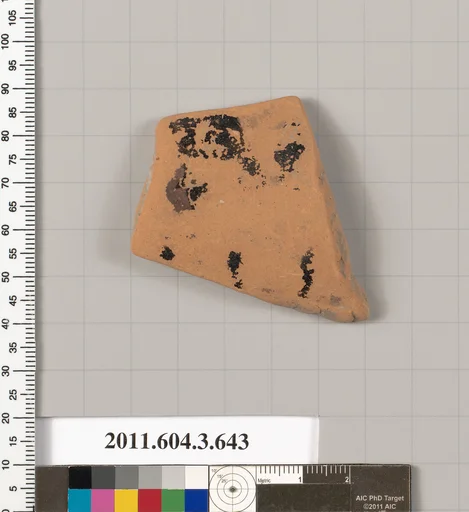 Terracotta fragment of a column-krater (bowl for mixing wine and water)?