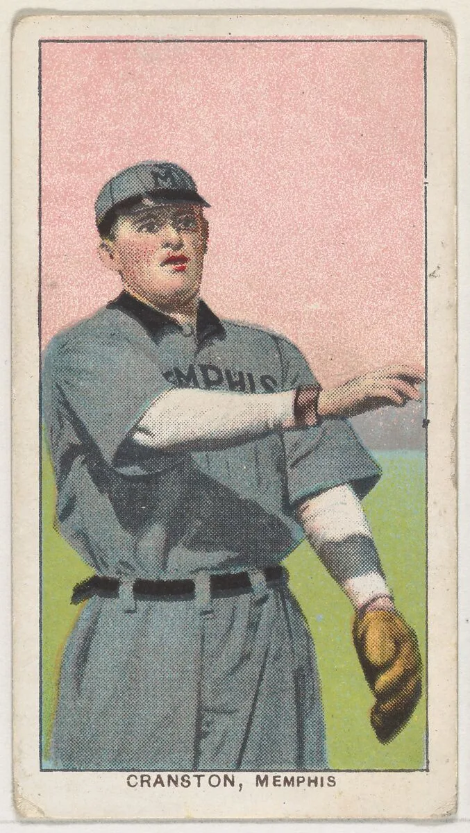 Cranston, Memphis, Southern League, from the White Border series (T206) for the American Tobacco Company — American Tobacco Company