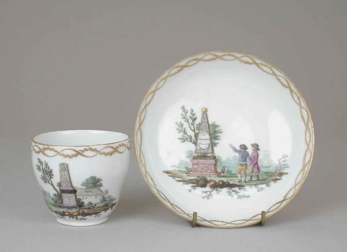 Cup and saucer — Royal Porcelain Manufactory