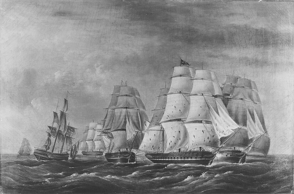 Fight Between the U.S. Frigate President and H.B.M. Endymion, January 15, 1814 — Unknown