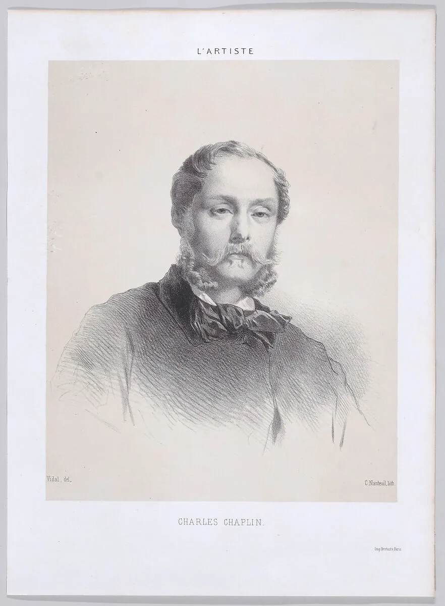 Charles Chaplin, from "L'Artiste" — Vincent Vidal|Célestin Nanteuil|Bertauts|Charles Joshua Chaplin