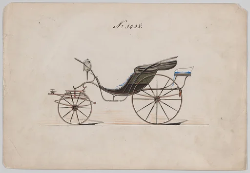 Design for Pony Phaeton, no. 3438