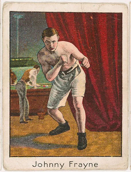 Johnny Frayne, from the Champion Athlete and Prize Fighter series (T220), issued by Mecca and Tolstoi Cigarettes — Mecca Cigarettes|Tolstoi Cigarettes