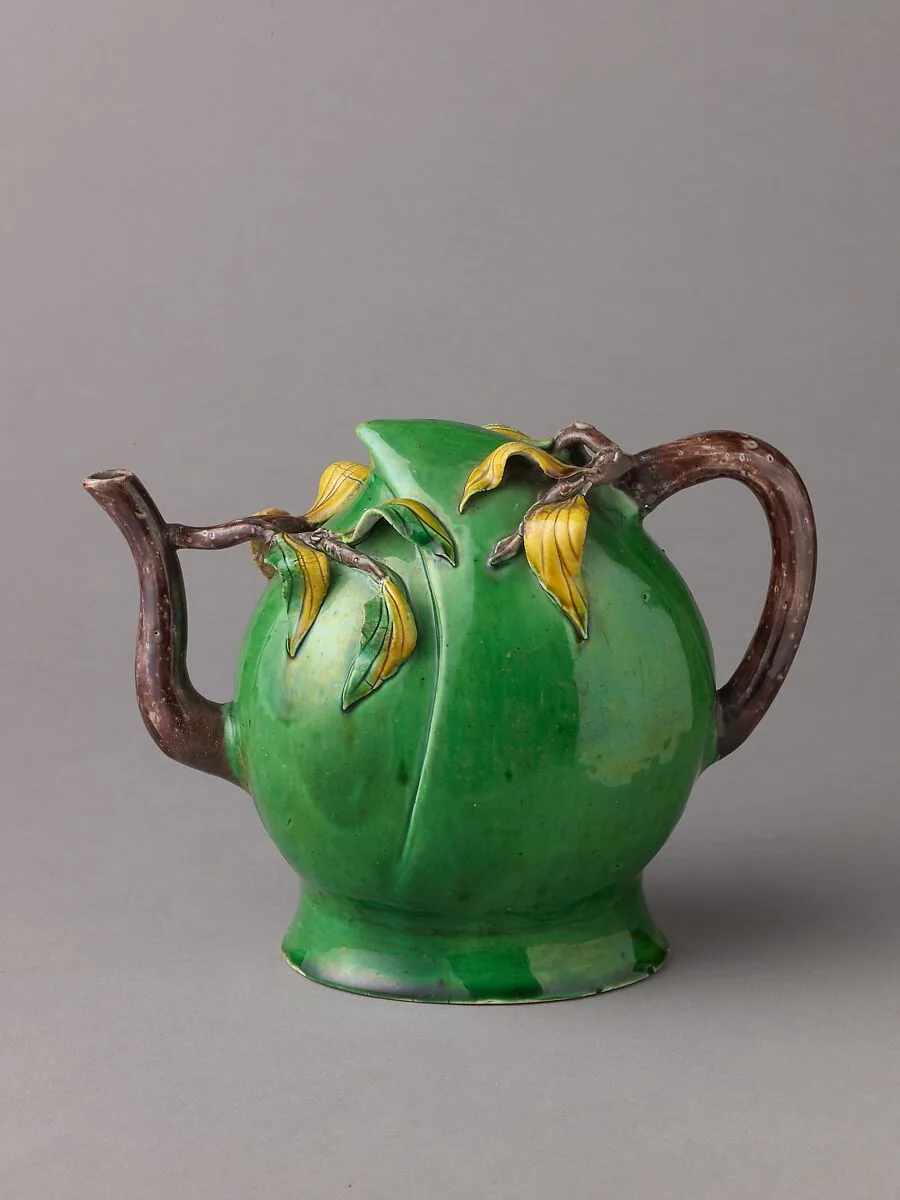 Peach-Shaped Wine Pot or Tea Pot — Chinese