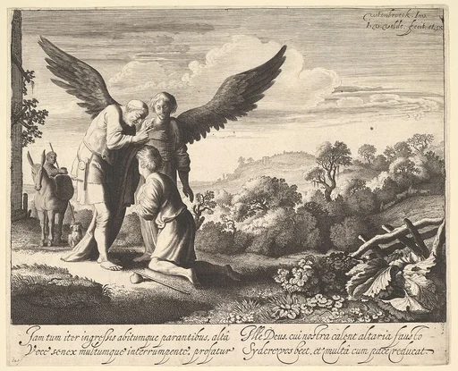 Tobias Blessed by Blind Tobit