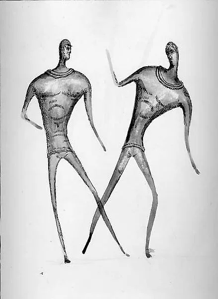 Two Men — Elie Nadelman