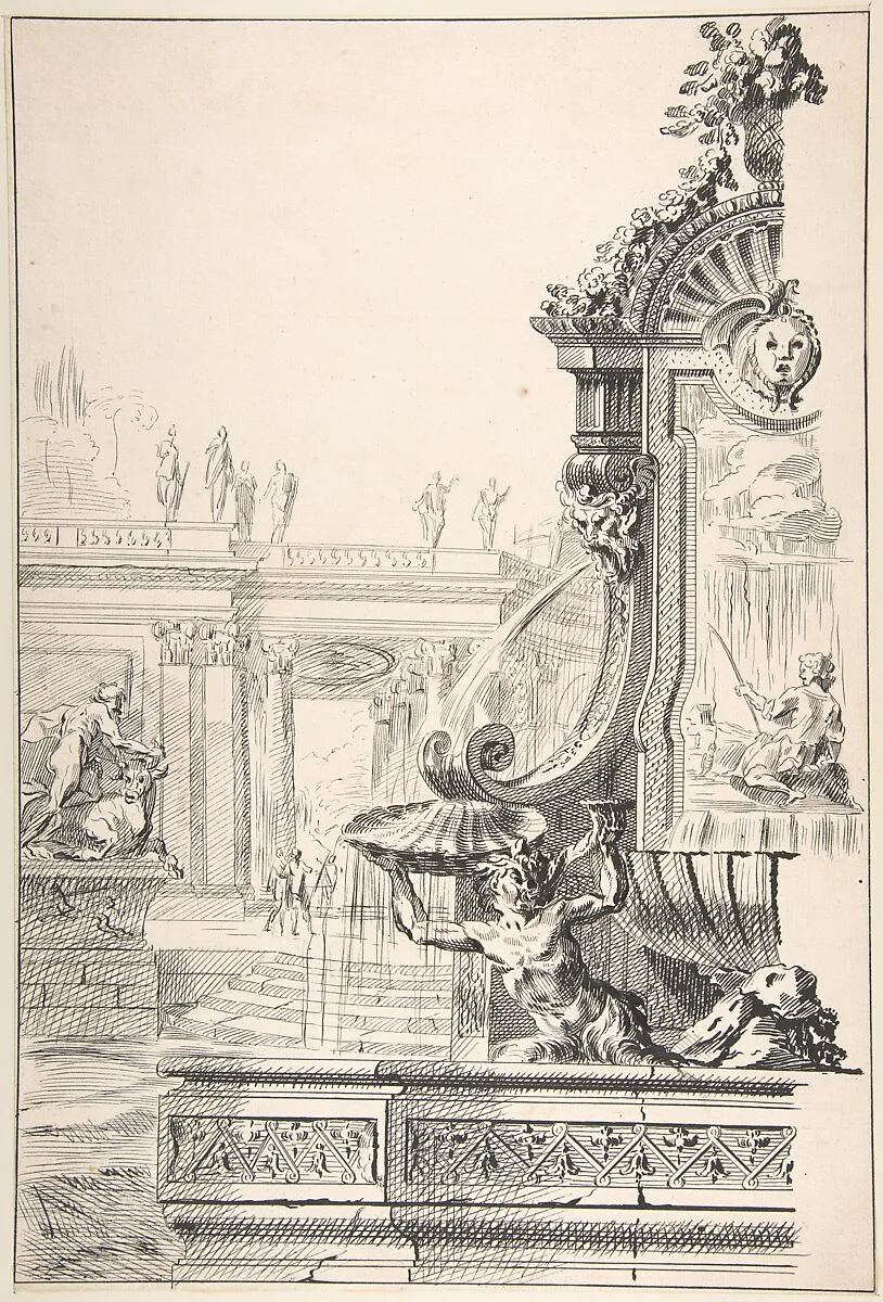 Design for a Garden Capriccio — Gilles-Marie Oppenord