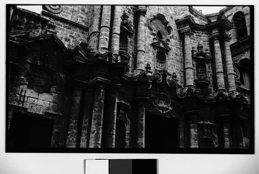 [Façade Detail of La Catedral de la Virgen María de la Concepción, Havana, Cuba]