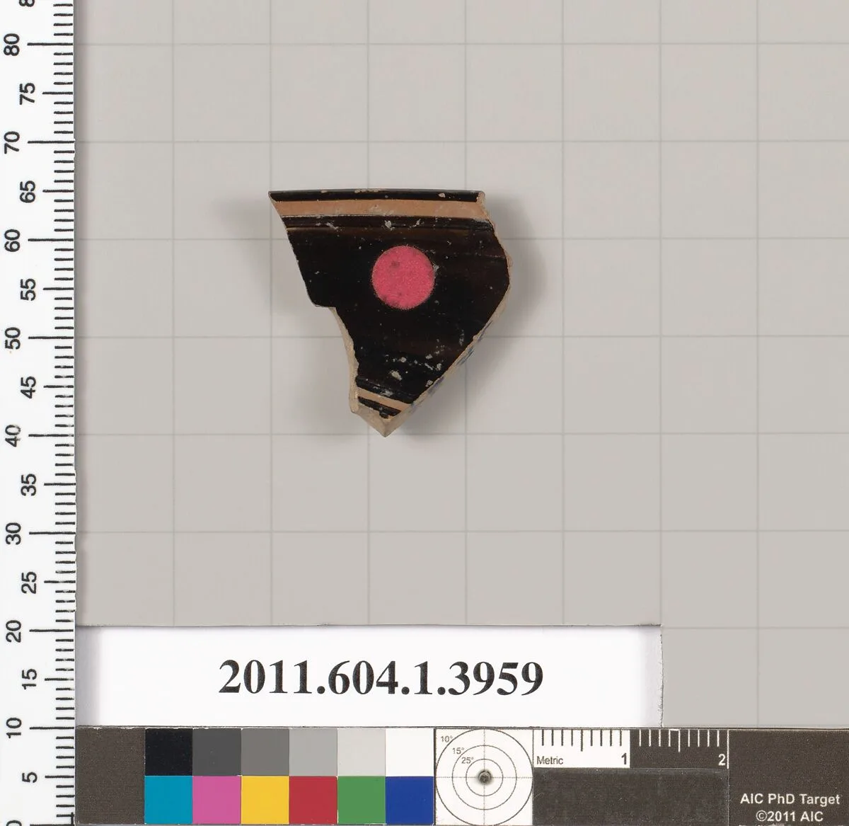 Terracotta fragment of a kylix (drinking cup) — Unknown