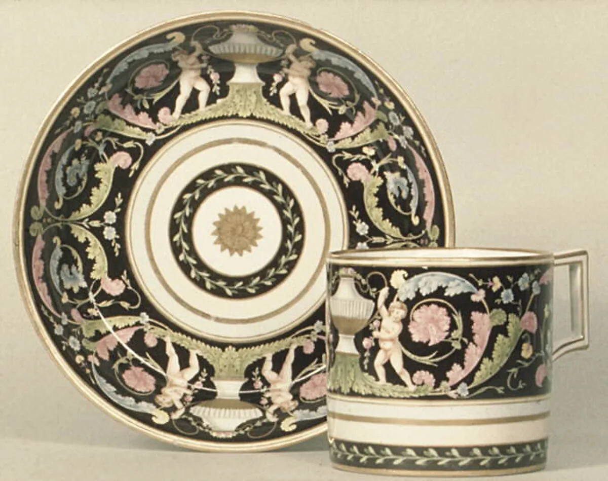 Cup and saucer — Imperial Porcelain Manufactory