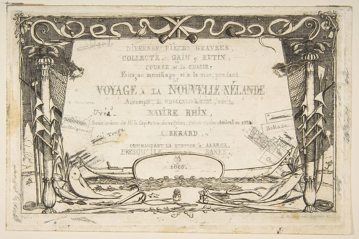 Cover: The Voyage to New Zealand (1842 - 46) — Charles Meryon