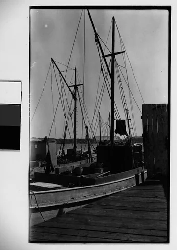 [Fishing Boat Moored at Dock]