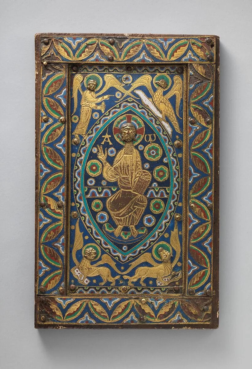 Book-Cover Plaque with Christ in Majesty — Unknown