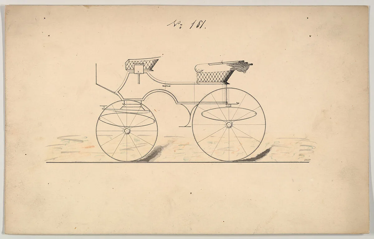 Design for Phaeton, no. 181 — Brewster & Co.