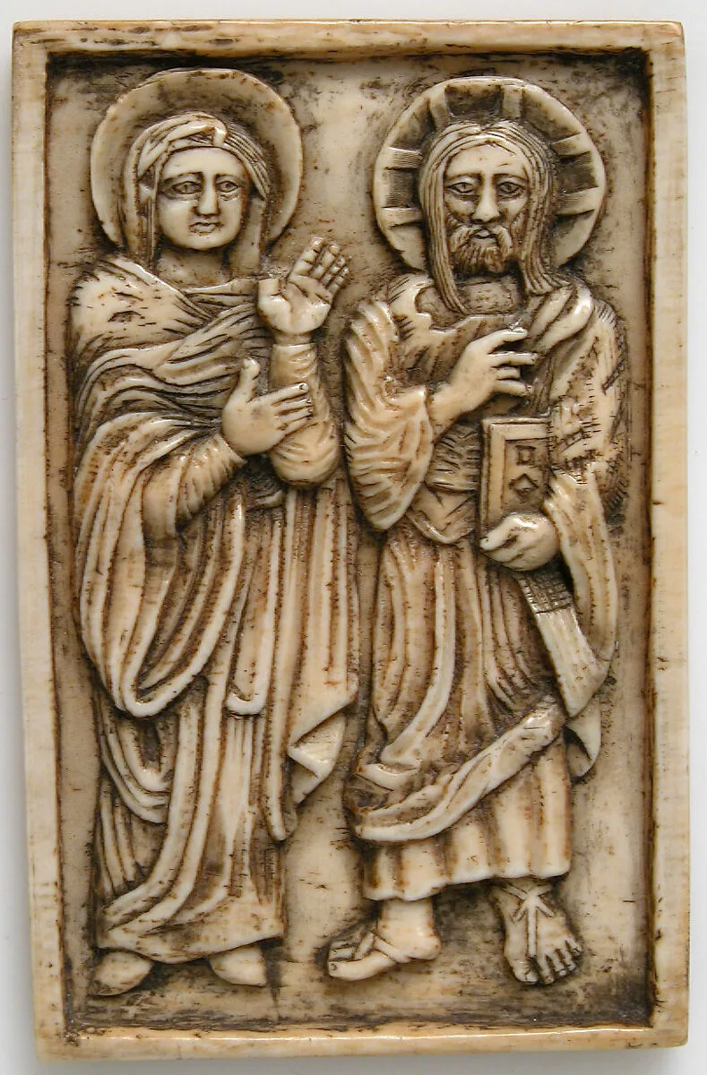 Panel with Christ and Mary Magdalene — Unknown