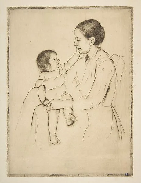 The Caress — Mary Cassatt