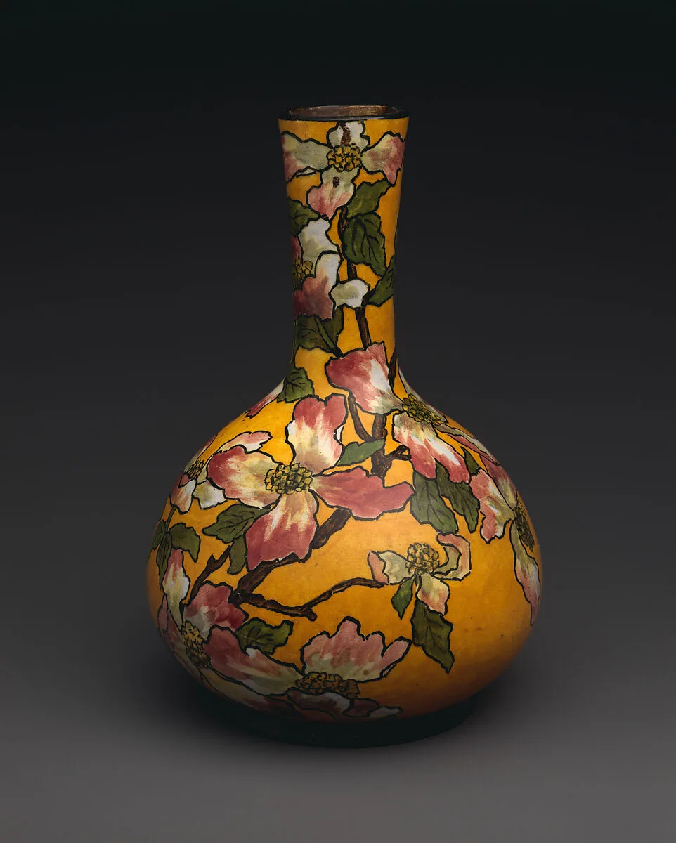 Vase with dogwood blossoms — John Bennett