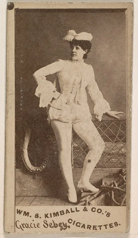 Gracie Sebey, from the Actresses series (N203) issued by Wm. S. Kimball & Co. — William S. Kimball & Company