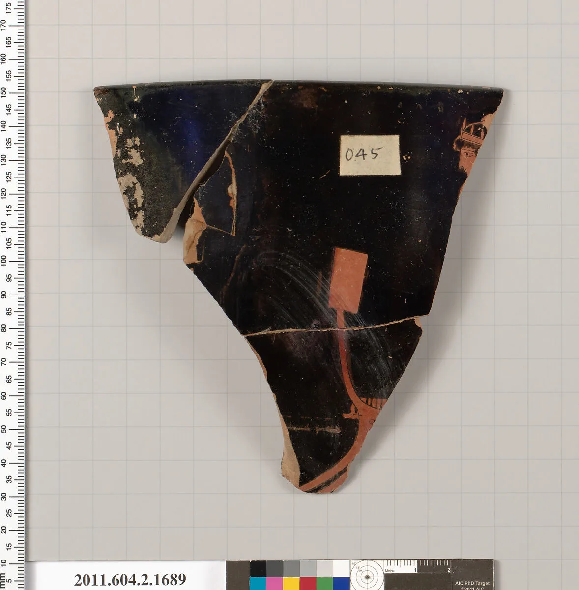Terracotta fragment of a skyphos (deep drinking cup) — Unknown