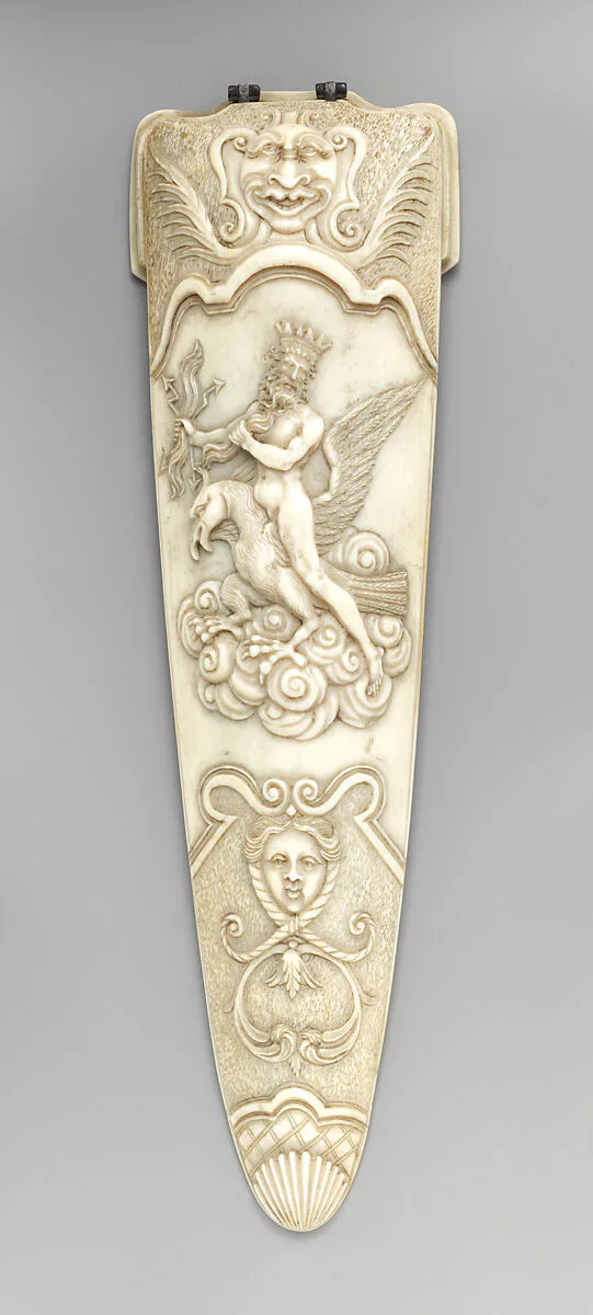 Tobacco rasp carved with Zeus astride an eagle — Unknown