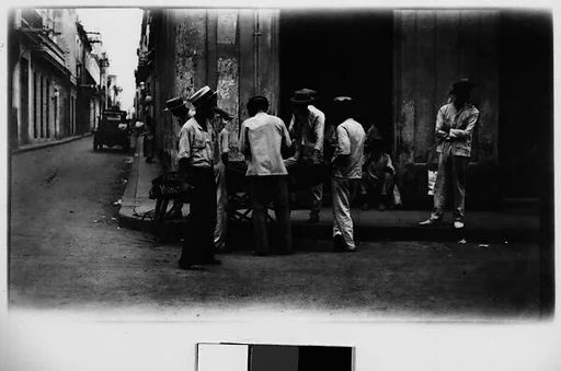 [Street Scene with Vendor's Cart, Havana]