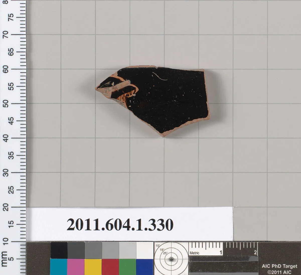 Terracotta rim fragment of a kylix (drinking cup) — Unknown