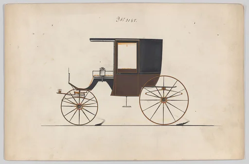 Design for 4 seat Rockaway, no. 3165