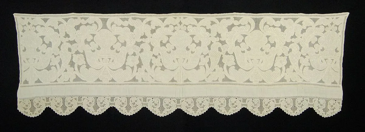 Bed curtain border — Unknown