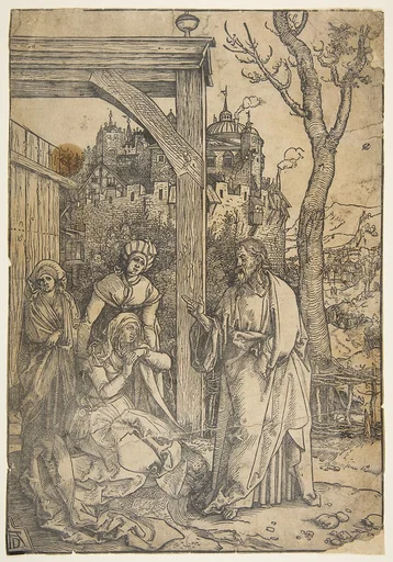 Christ Taking Leave of His Mother, from The Life of the Virgin (copy)