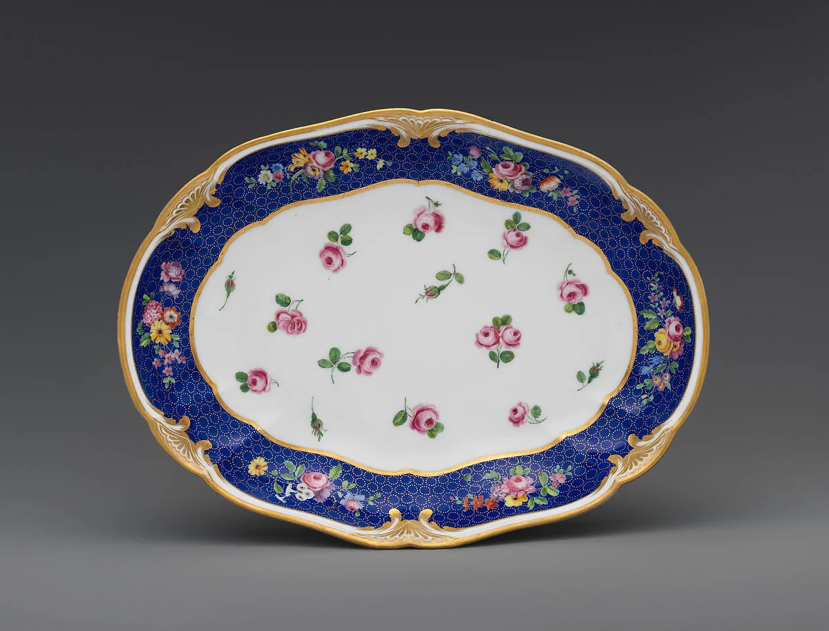Oval platter — Sèvres Manufactory|Edme François Bouillat père
