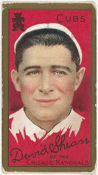 David Shean, Chicago Cubs, National League, from the "Baseball Series" (Gold Borders) set (T205) issued by the American Tobacco Company — American Tobacco Company