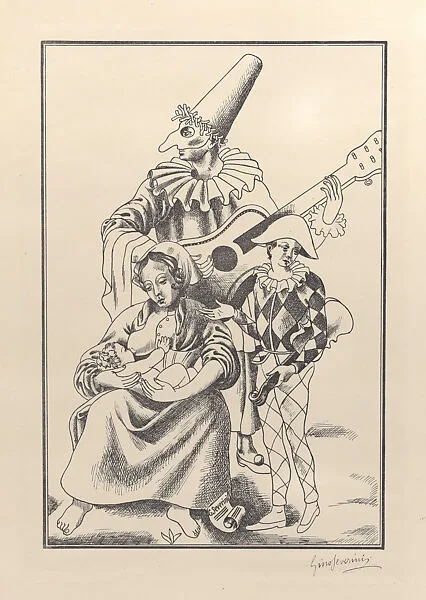 Harlequin Family — Gino Severini|Staatliches Bauhaus, Weimar|Müller Co. Verlag, Potsdam