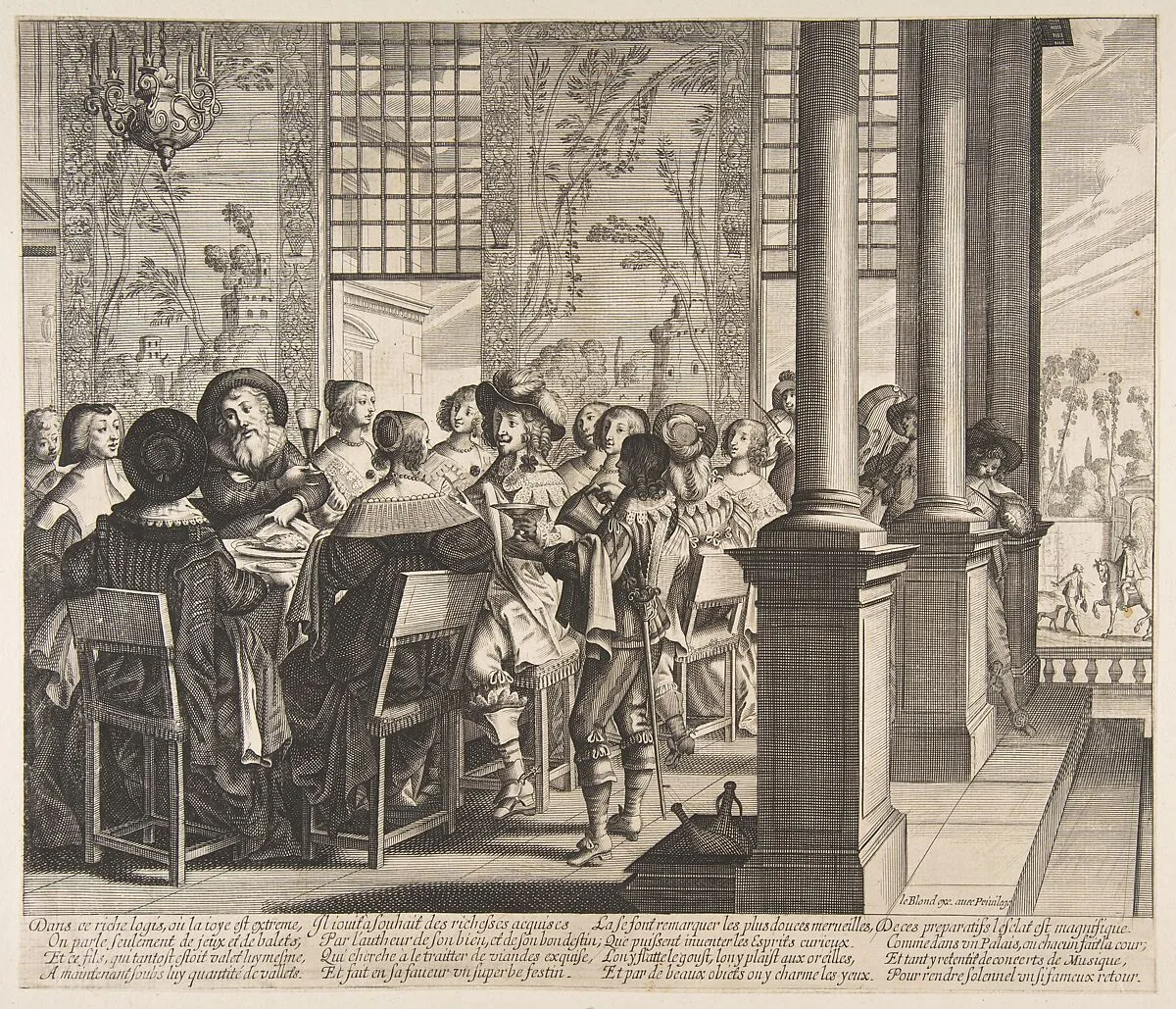 The Banquet for the Return of the Prodigal Son — Anonymous|Abraham Bosse|Jean I Leblond