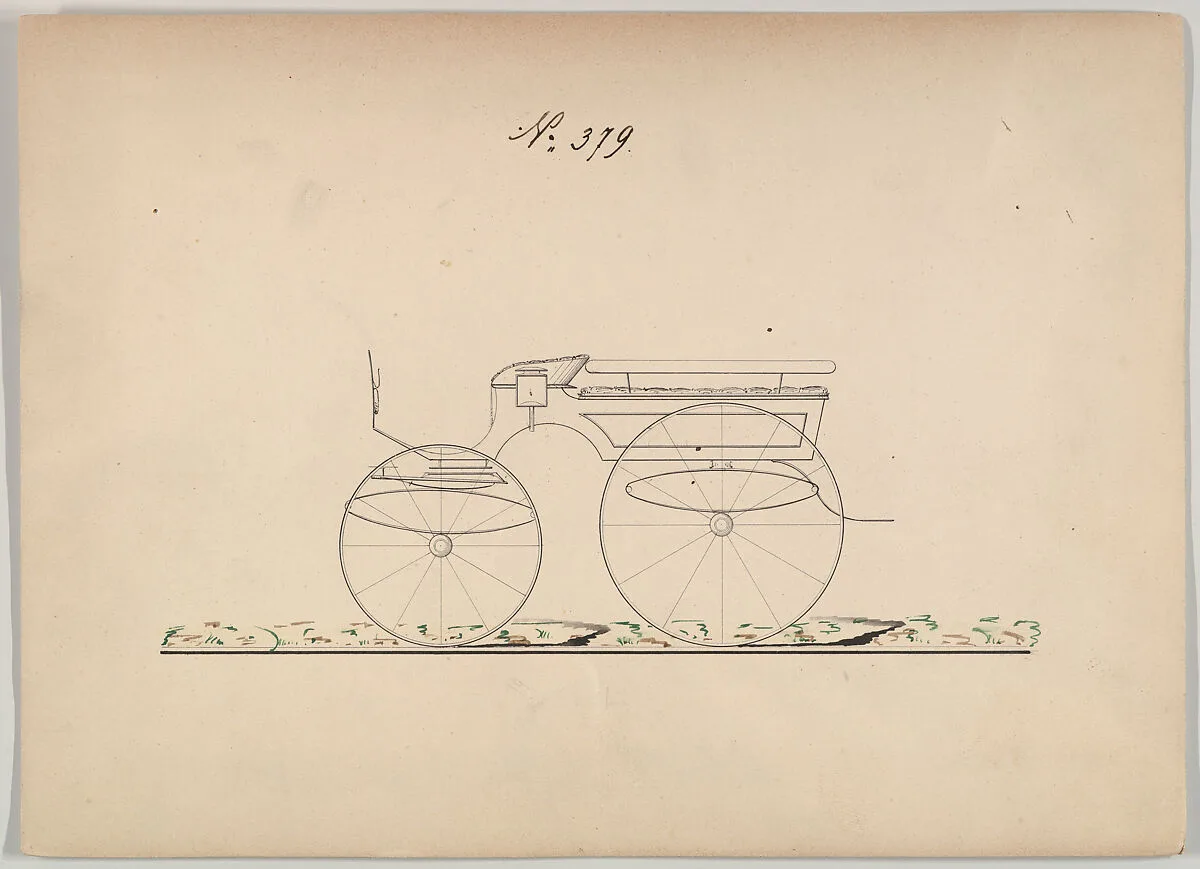 Design for Wagonette or Omnibus, no. 379 — Brewster & Co.