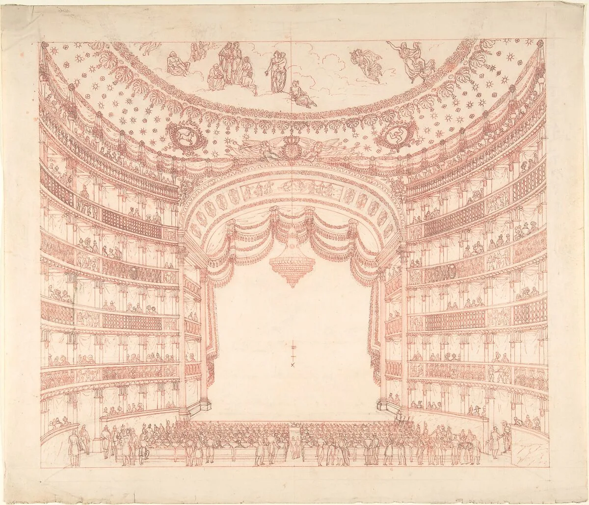 Empty Stage — Anonymous, Italian, 19th century