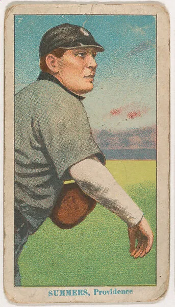 Ed Summers, Providence, from Red Cross Tobacco Baseball Series, 1912-1913 — Red Cross Tobacco