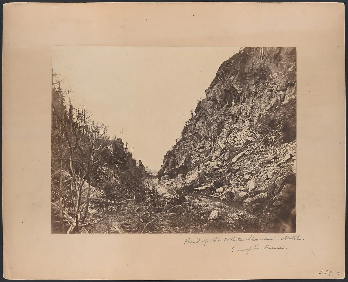 Head of the White Mountain Notch, Crawford House — James Wallace Black