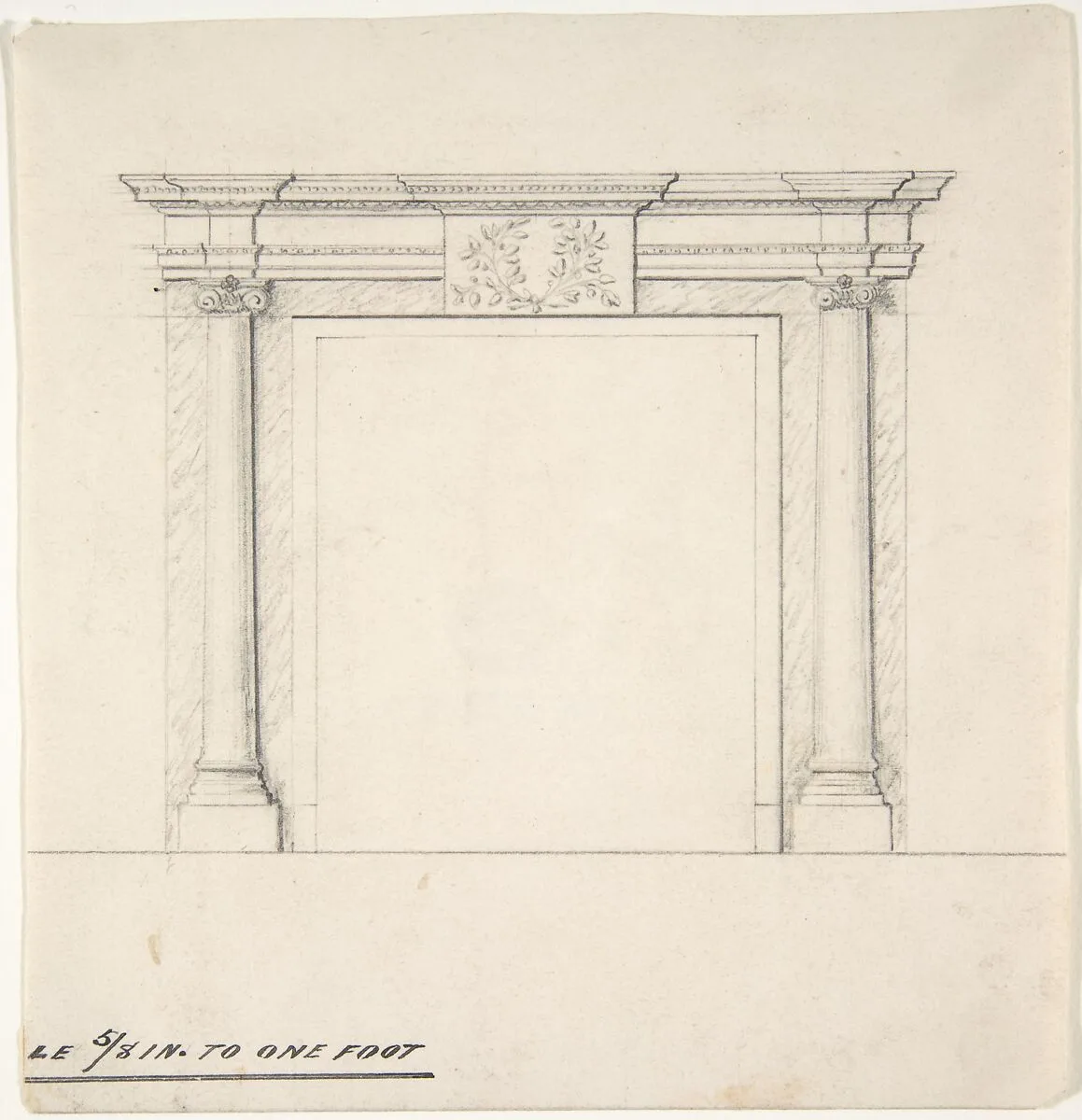 Fireplace Design — Anonymous, British, 19th century