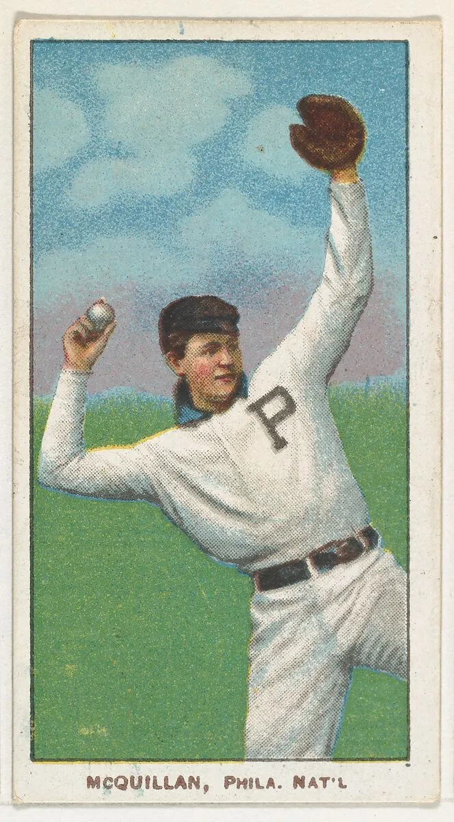 McQuillan, Philadelphia, National League, from the White Border series (T206) for the American Tobacco Company — American Tobacco Company