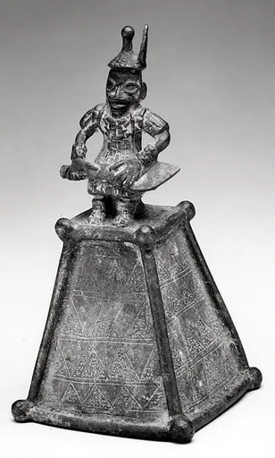 Altar Bell: Figure with Sword